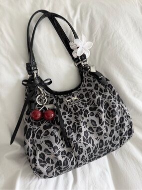vintage Coach Madison Maggie Cheetah Print Bag